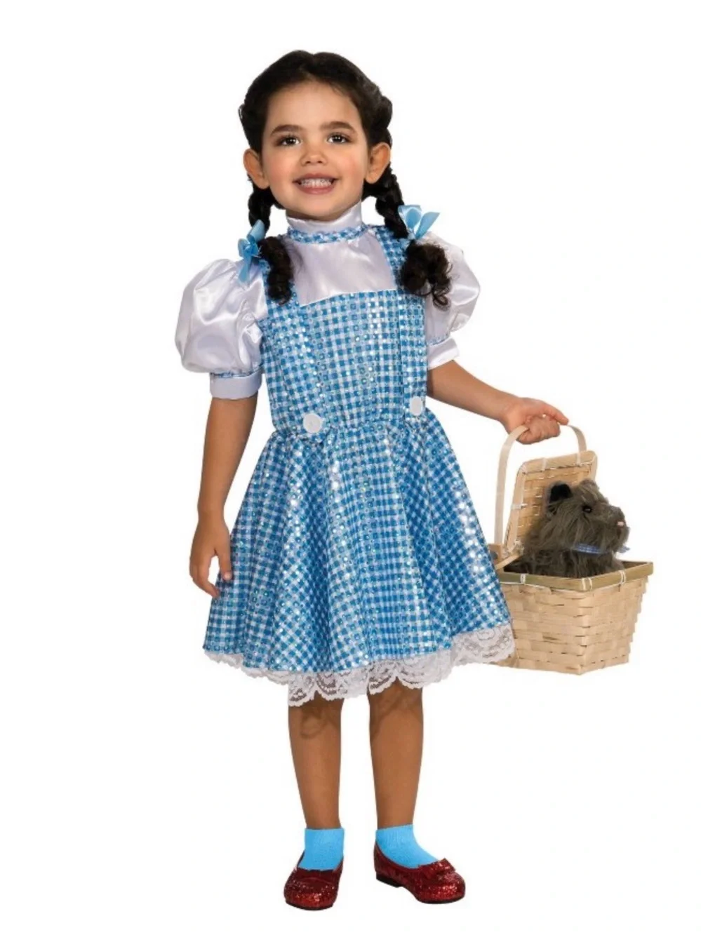 The Wizard of Oz Dorothy Kids' Halloween Costume Dress with Hair Bow
